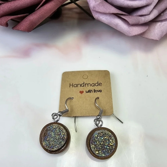 Handmade Hook Earrings - Picture 1 of 2